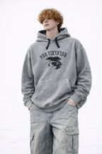 Graphic Print Oversized Hoodie