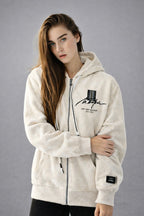 Soft-Touch Zip-Through Hoodie