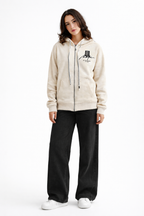 Soft-Touch Zip-Through Hoodie