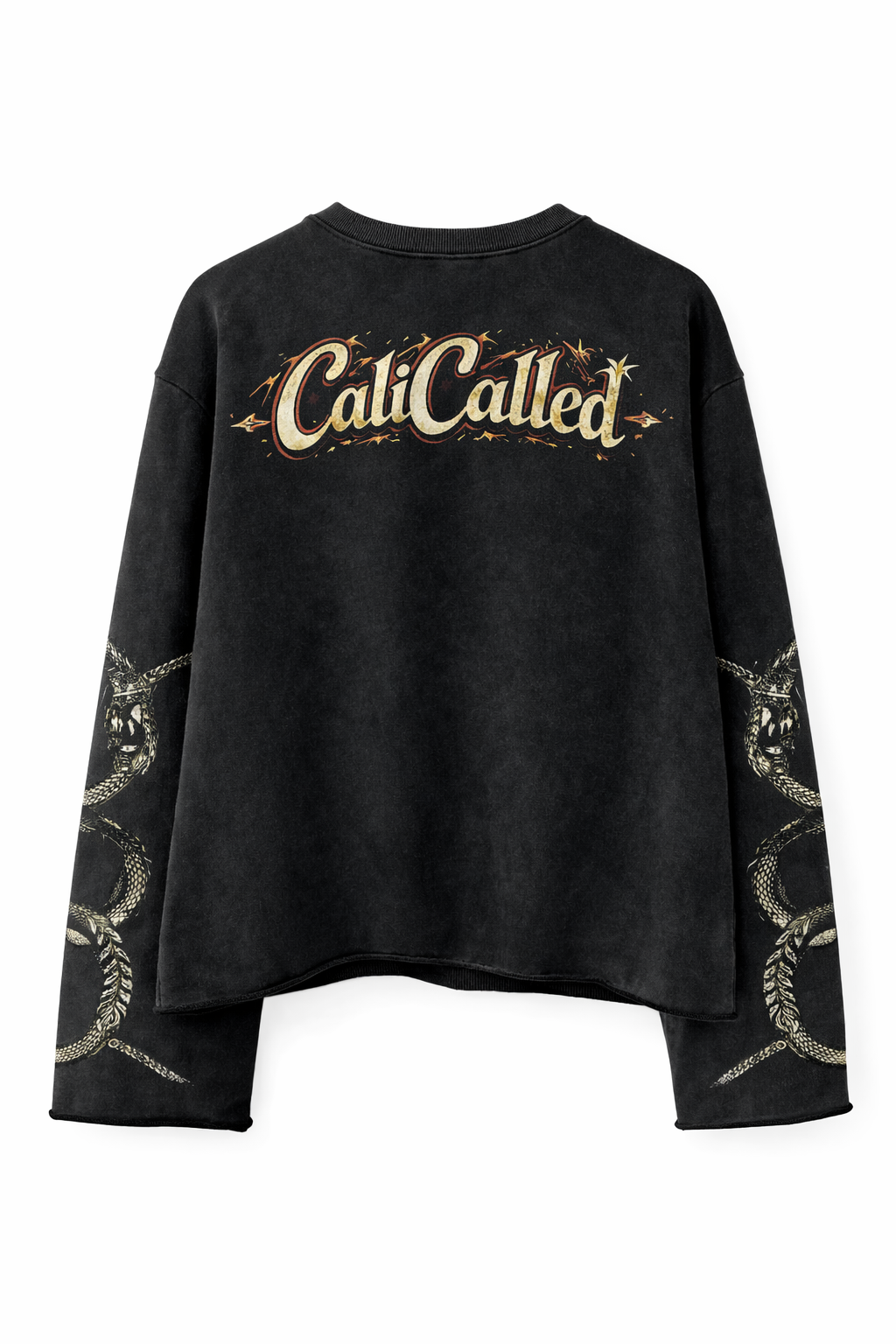 Serpent Crest Oversized Sweatshirt