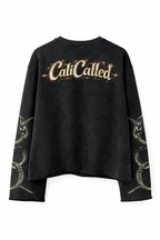 Serpent Crest Oversized Sweatshirt