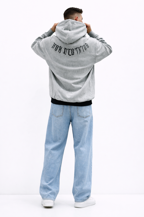 Graphic Print Oversized Hoodie