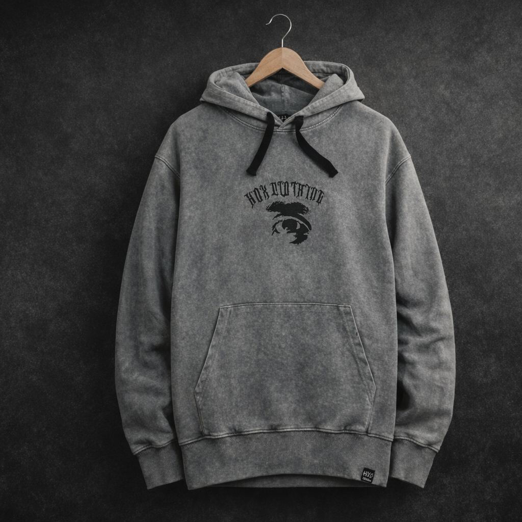 Graphic Print Oversized Hoodie